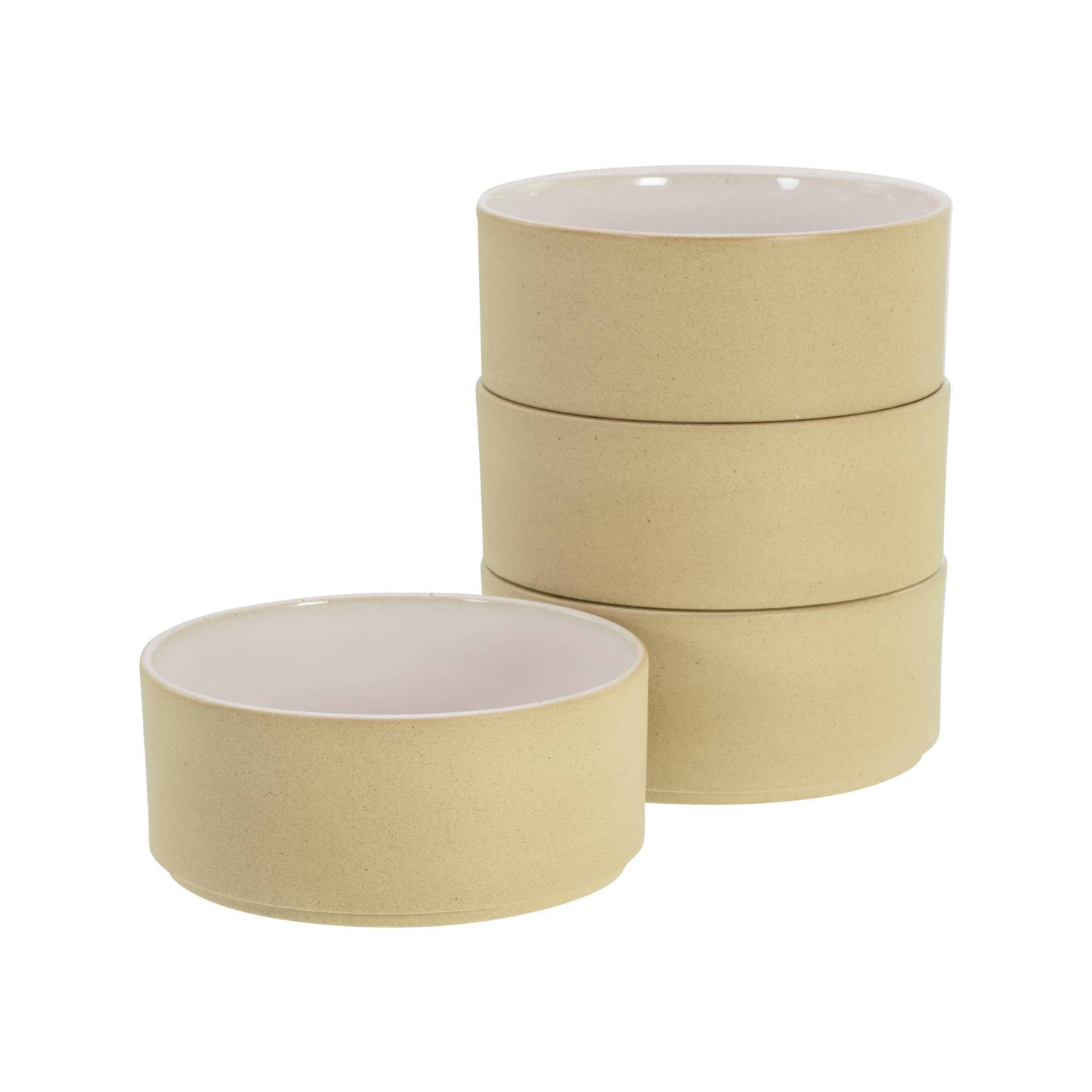 CreaTable 21659 Futuro Schalen Set, sand, 4-teilig (1 Set)