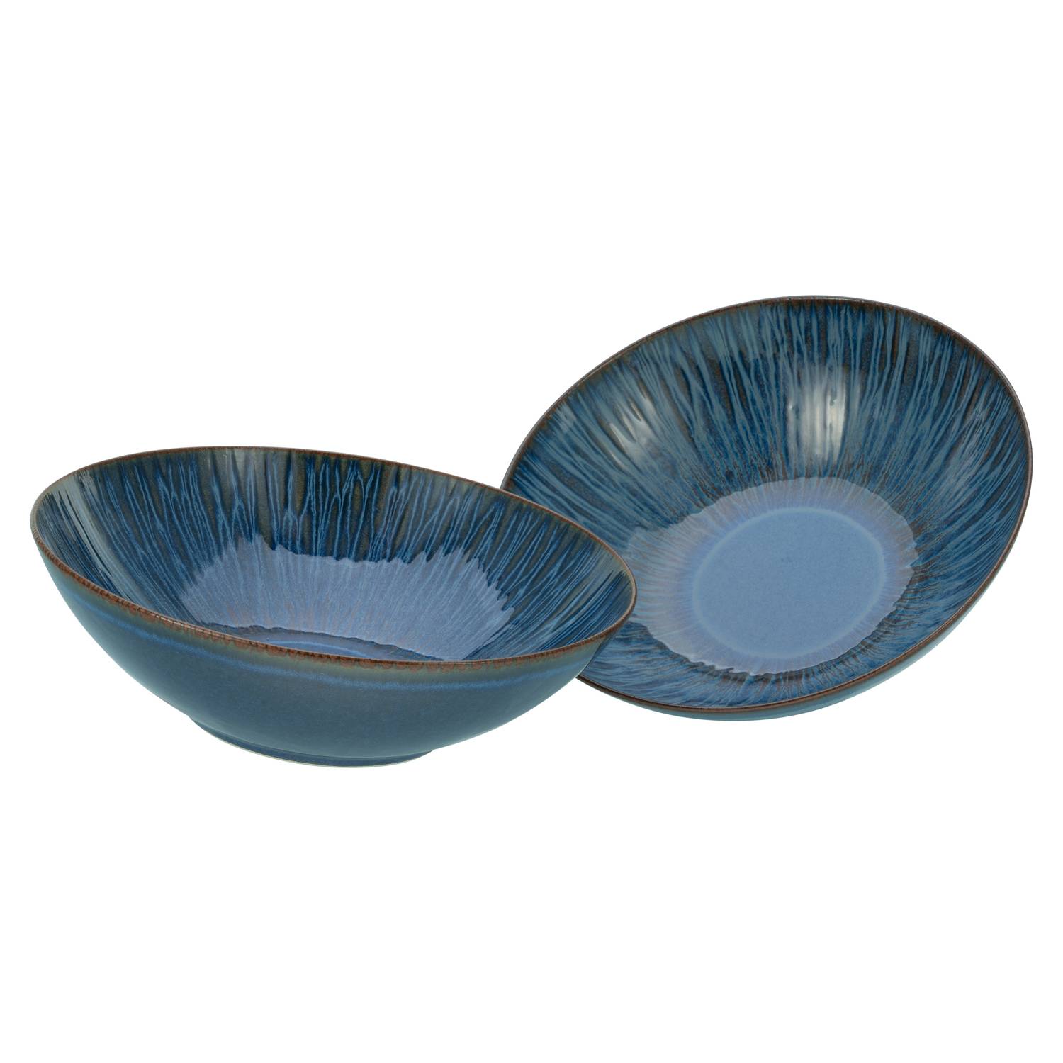 CreaTable 33084 Sea Breeze Schüssel, blau, 2-teilig (1 Set)