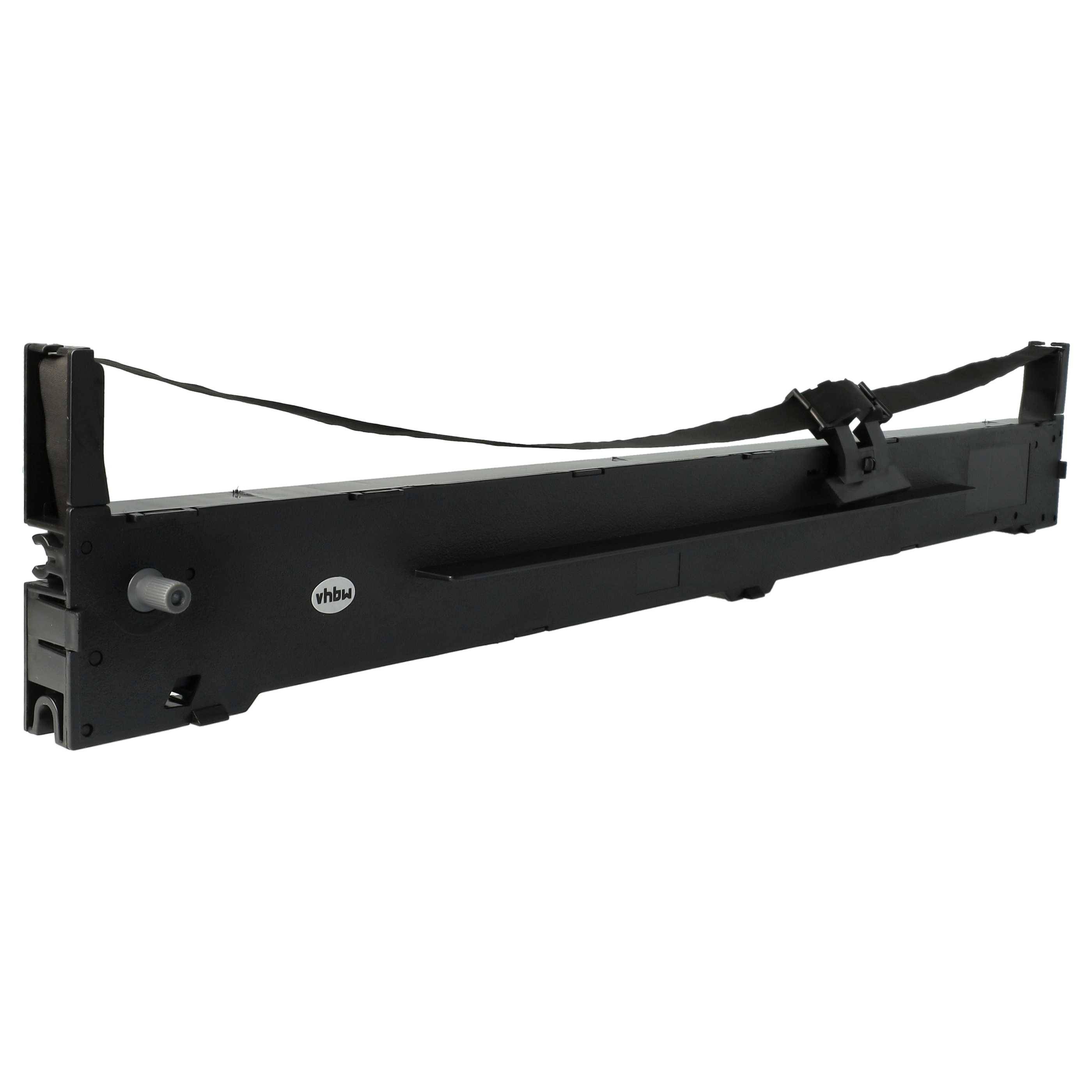 vhbw 5x Farbband Schriftband Ersatz für Epson S015336, C13S015336 für Nadeldrucker, Bondrucker - Schwarz