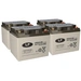 Bleigel Akku 4x 12V 38Ah kompatibel zu Rollstuhl E-Mobil Seniorenmobil u.a. Bleigel Akku 4x 12V 38Ah kompatibel zu Rollstuhl E-Mobil Seniorenmobil u.a.