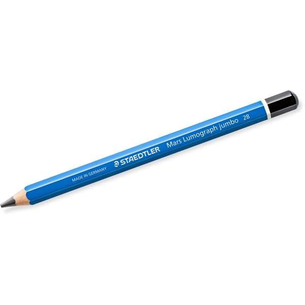 Bleistift Mars LumographJumbo 2B blau
