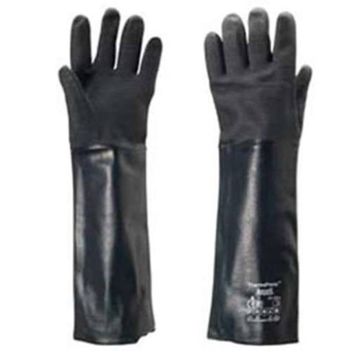 Ansell 19-024 Gr.10, (09-024) Thermaprene Handschuh, schwarz vollbeschichtet