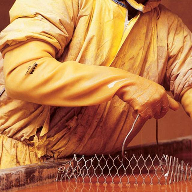 Mapa Alto (ex: TRIDENT L.) 285 Gr.10 Handschuh Naturlatex, beige, 60 cm lang