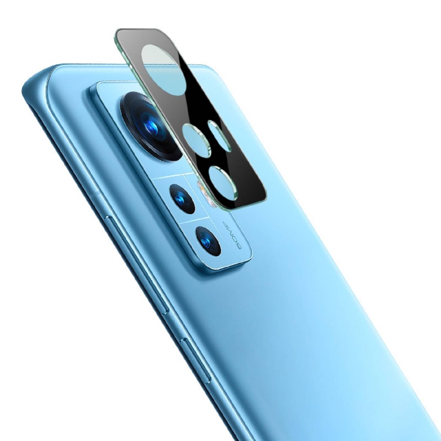 4x Kamera 9H Panzerhartglas für Xiaomi 12 Pro 3D KLAR Schwarzes ECHTES TEMPERED Panzerglas Kameraglas Kamerhartglas Kameraschutzglas Schutzglas