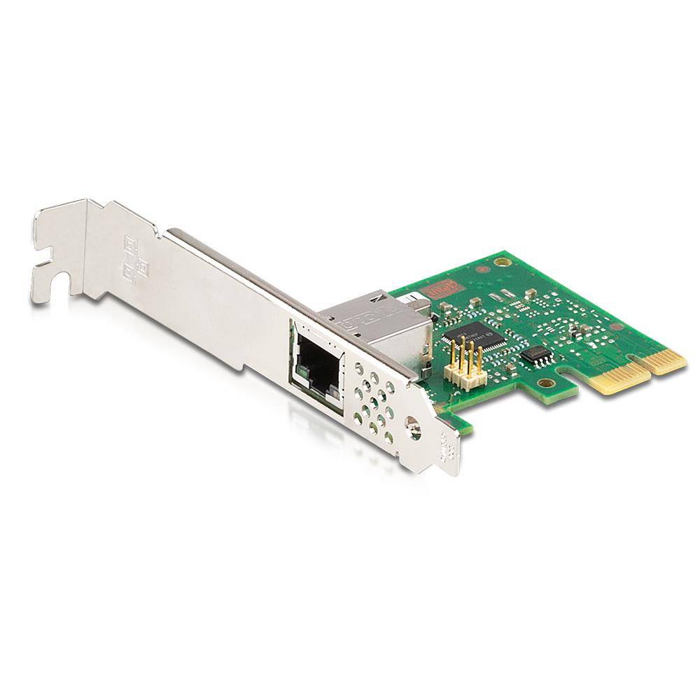 Intel i210 (Refurbished) GigaBit Netzwerkkarte (P/N: 728562-001, 1-Slot Breite, 1x RJ-45, PCIe x1, PXE)