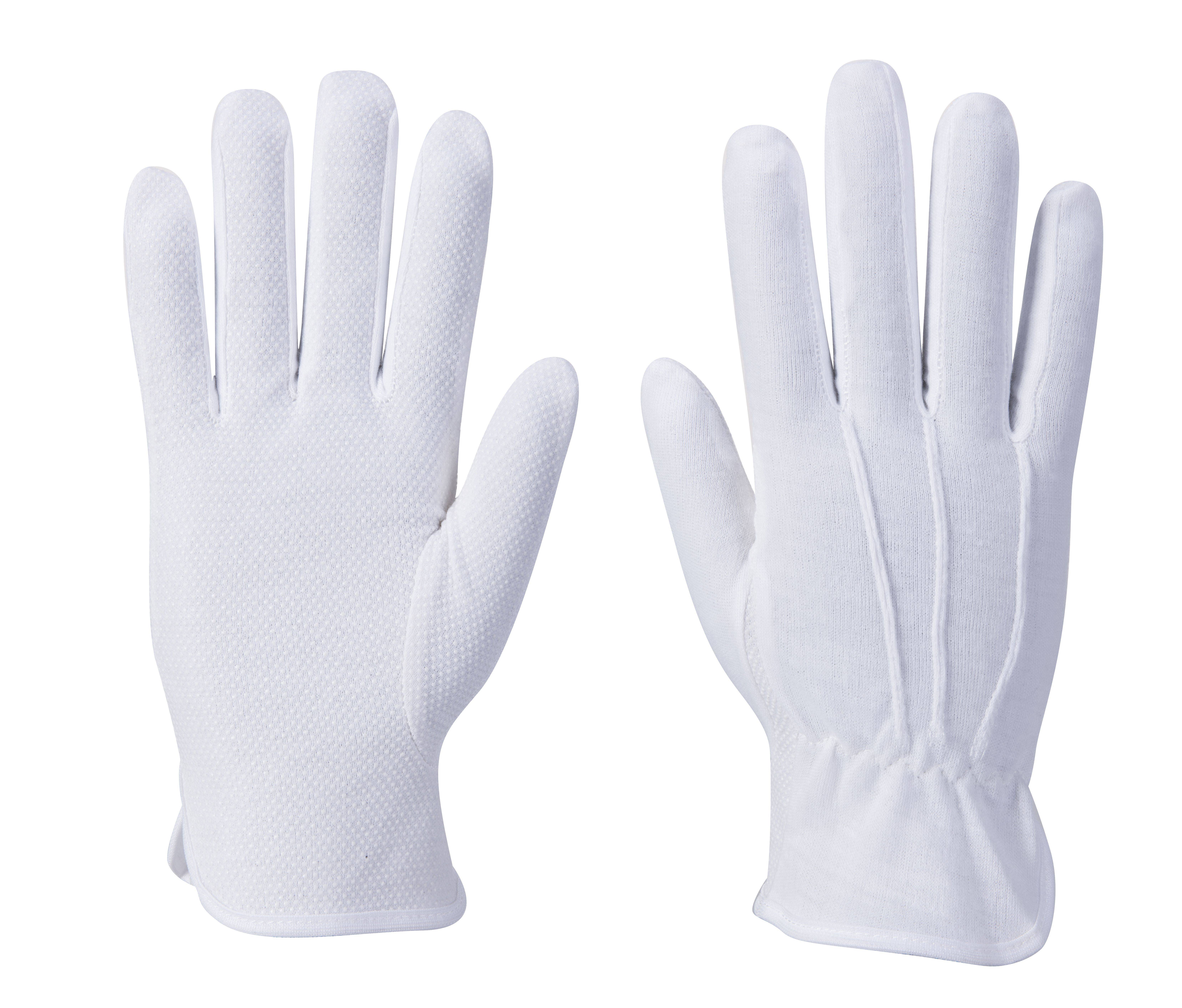 Portwest Microdot Handschuh Farbe: Weiß, Gr.: 8 (M)