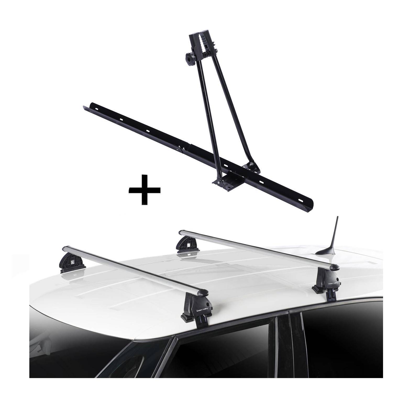 Fahrradträger ORION + Dachträger VDP EVO ALU kompatibel mit für Peugeot 306 5 Türer 1994-2002