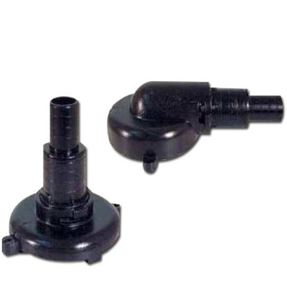 Bodenventil und Filter - Kunststoff - gerader Fluss - Ø 25 - 37 mm