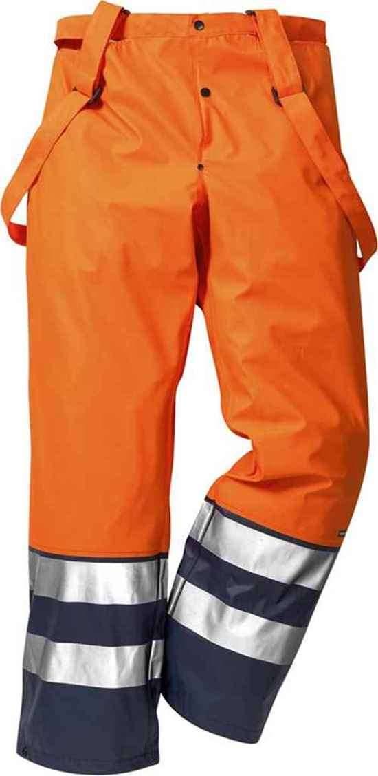 HI-VIS Regenbundhose 111376-271 Gr. 3XL orange/marine, 100% Polyester ca. 170
