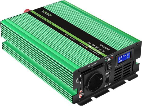 Wechselrichter Mobilektro MCI-12/600, mit integriertem 20A Ladegerät, 12V DC, 600W