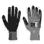 Portwest Dermiflex Handschuh Farbe: Grau/Schwarz, Gr.: 10 (XL)