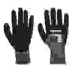 Portwest Dermiflex Ultra Plus Handschuh Farbe: Grau/Schwarz, Gr.: 10 (XL)