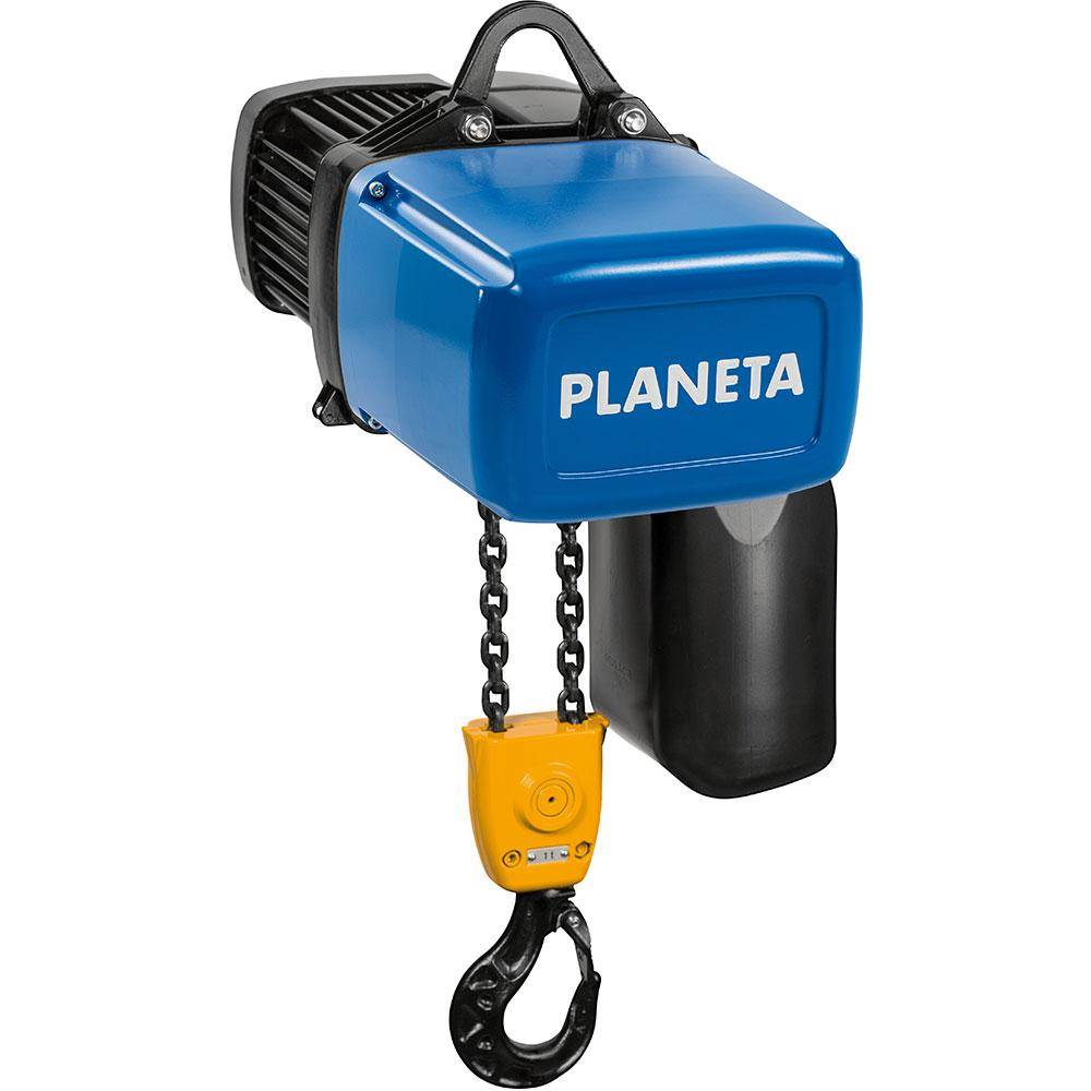 Elektrokettenzug PEH 500/1NF - Tragfähigkeit 500 kg - Hubhöhe 3 m - 8 / 2 m/min - einsträngig - mit Hakenaufhängung - Preis per Stück