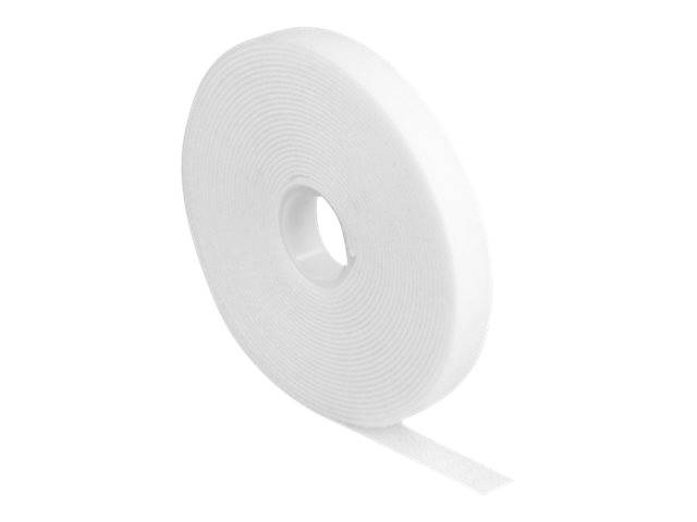 DeLOCK Velcro - Kabelbinderrolle - 5 m - weiß