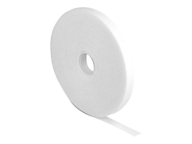 DeLOCK Velcro - Kabelbinderrolle - 10 m - weiß
