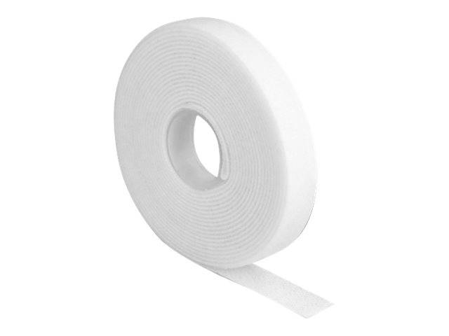DeLOCK Velcro - Kabelbinderrolle - 3 m - weiß