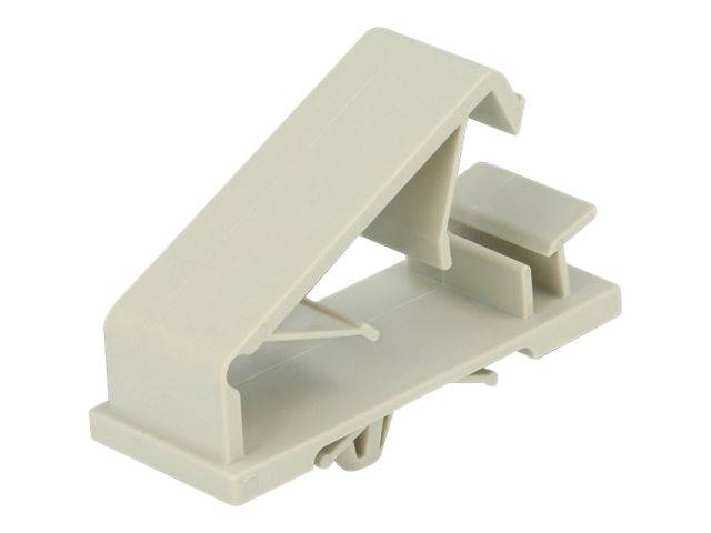 DeLOCK - Kabelhalter - Grau (Packung mit 10)