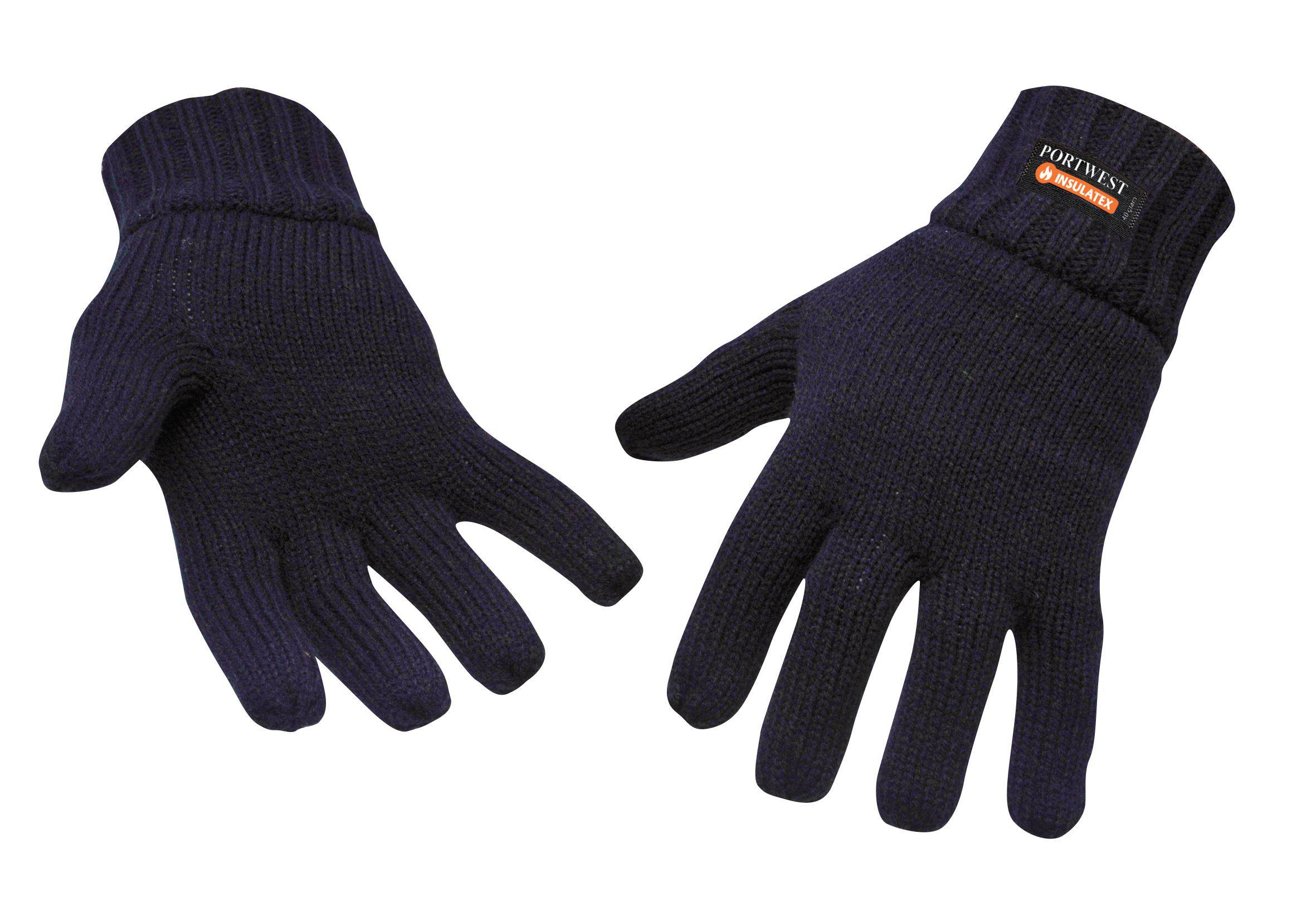 Portwest Strick-Handschuh mit Insulatex-Futter Farbe: Blau, Gr.: One Size