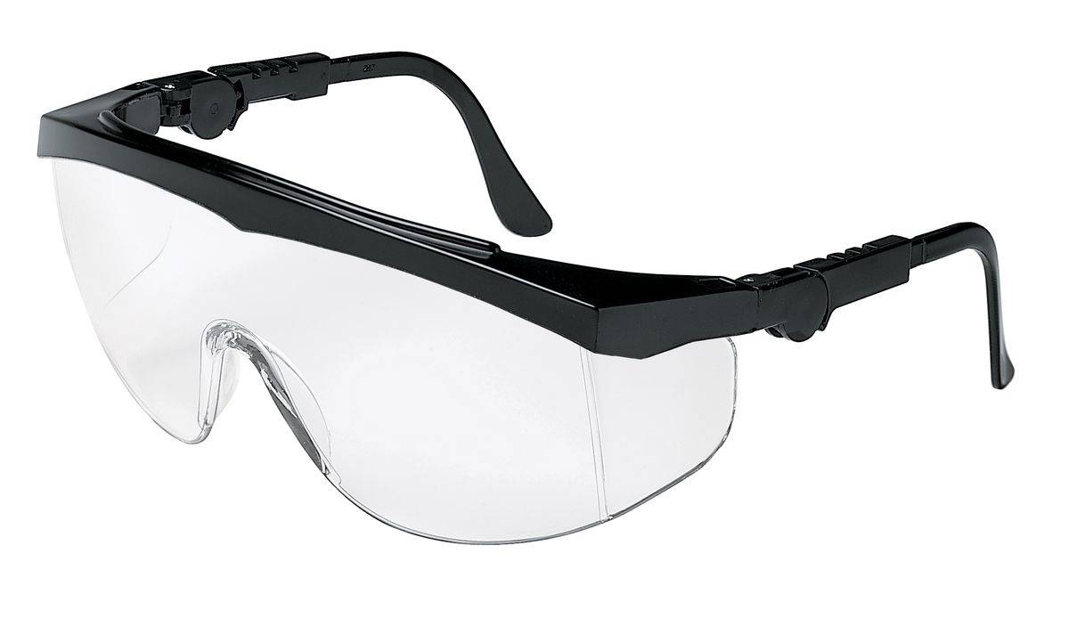 MCR Safety Schutzbrille Tomahawk Farbe: Schwarz/Klare Scheibe