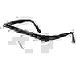 MCR Safety Schutzbrille Stratus Farbe: Schwarz/Klare Scheibe