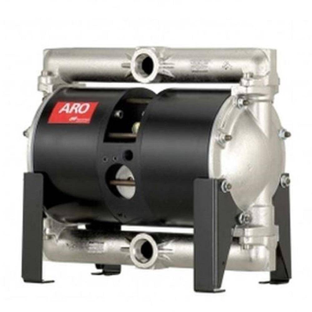 Aro Druckluftpumpe Membranpumpe PH10 A - Gehäuse Edelstahl - Membrane Teflon - 98,4l/min - 20,4 bar