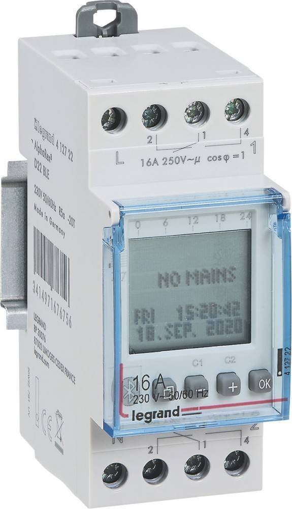Legrand Wochenschaltuhr Legrand 412722