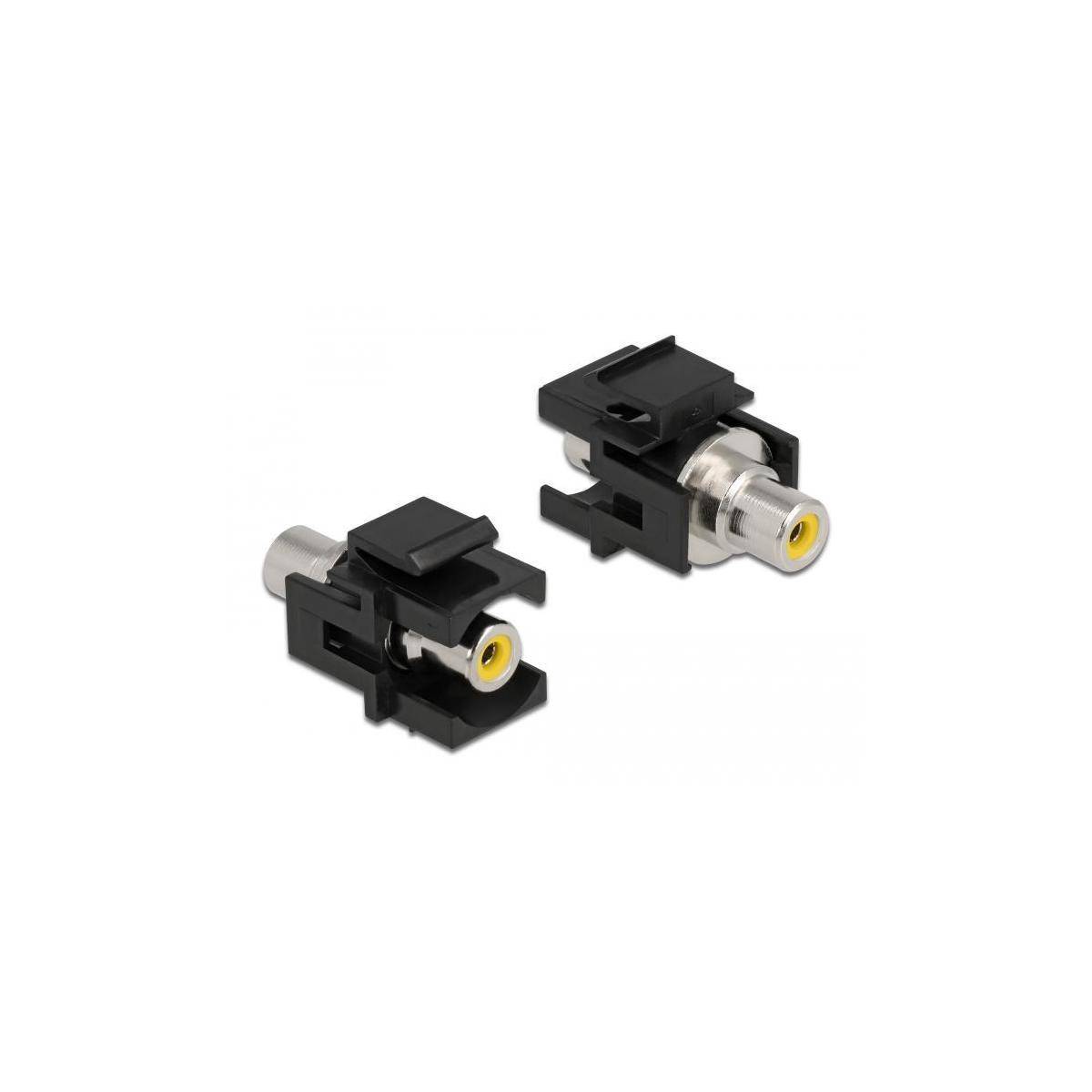 Delock Keystone Module RCA female > RCA female - Modularer Einschub (Kopplung) -