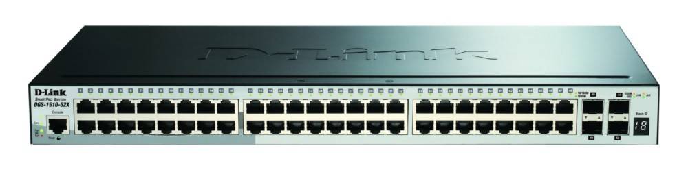 DLink Deutschland 52Port Gigabit SmartSwitch DGS-1510-52X/E