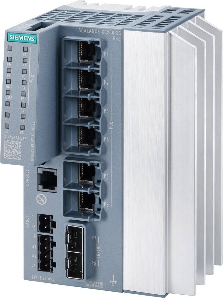 Siemens Dig.Industr. SCALANCE XC206-2G PoE 6GK5206-2RS00-2AC2