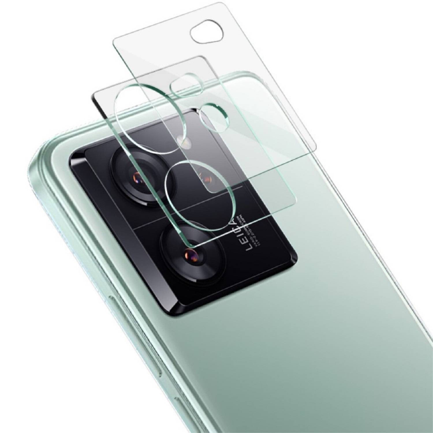 4x Kamera 9H Panzerhartglas für Xiaomi 13T/ 13T Pro 3D KLAR ECHTES TEMPERED Panzerglas Kameraglas Kamerhartglas Kameraschutzglas Schutzglas