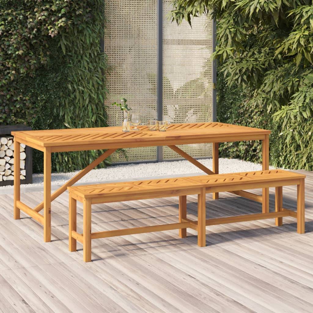 vidaXL Gartenbank 180 cm Massivholz Akazie