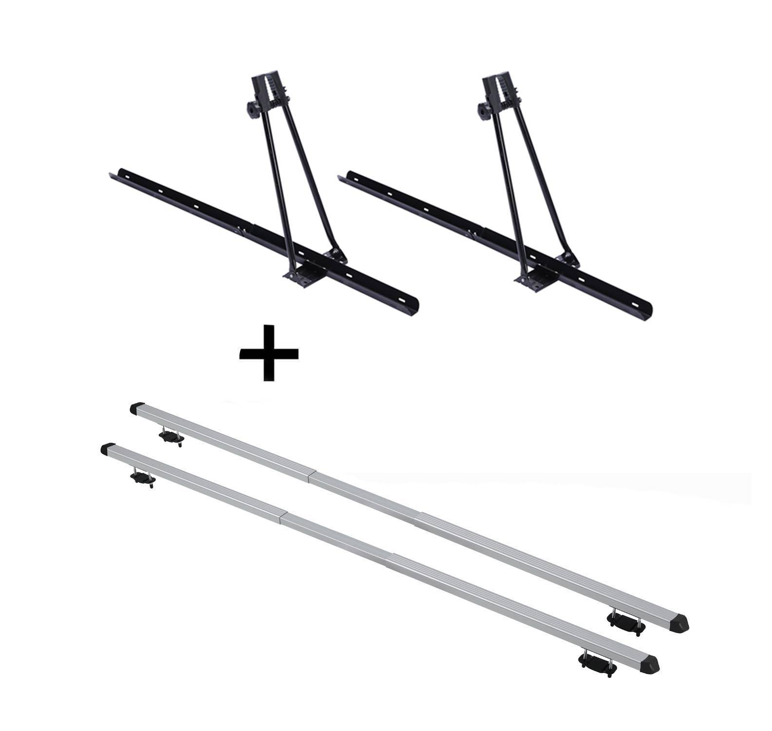 2x Fahrradträger ORION + Dachträger RAPID kompatibel mit für Ford Mondeo Kombi (5Türer) 07-14
