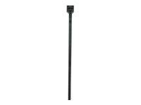 Cimco Kabelbinder - 20 cm - Schwarz, RAL 9011 (Packung mit 100)Stossgeschützt