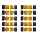 10 Paar MR60 Stecker/Buchse (male/female) 3,0 mm 3 Pin Goldkontakte + Caps 10 Paar MR60 Stecker/Buchse (male/female) 3,0 mm 3 Pin Goldkontakte + Caps