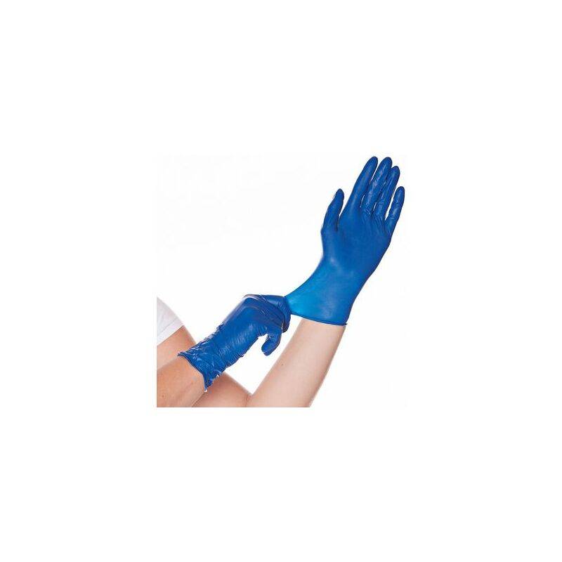 HYGOSTAR Latex-Handschuh Soft Blue, L, blau, puderfrei