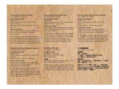 LOGI Table Mount for Tap Konferenzsysteme Zubehör für