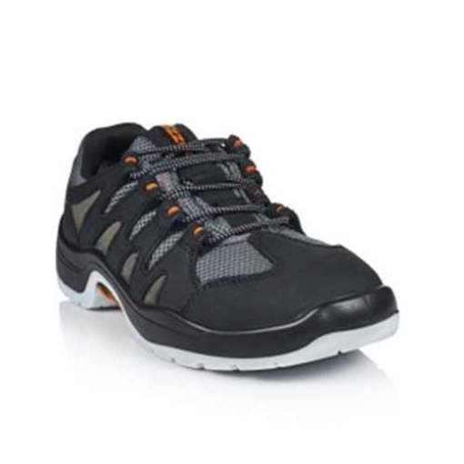 RUNNEX® S1-Sicherheitshalbschuhe TeamStar schwarz/grau 5102_36 Gr.36