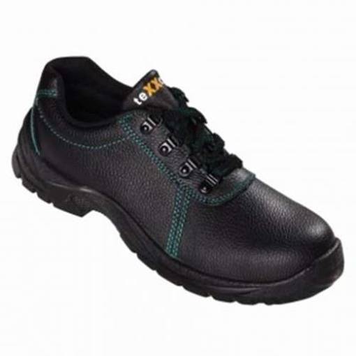 teXXor® S1-Sicherheitshalbschuhe ROUEN schwarz/grün 6110_36 Gr.36