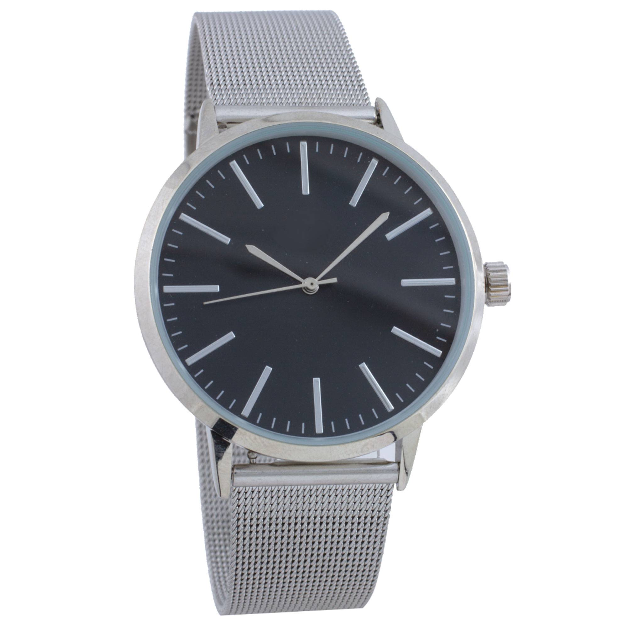 Magnum Herrenarmbanduhr mit Edelstahlband & Wechselarmband aus Leder Businessuhr - 2-LD5039-2 Ostergeschenk