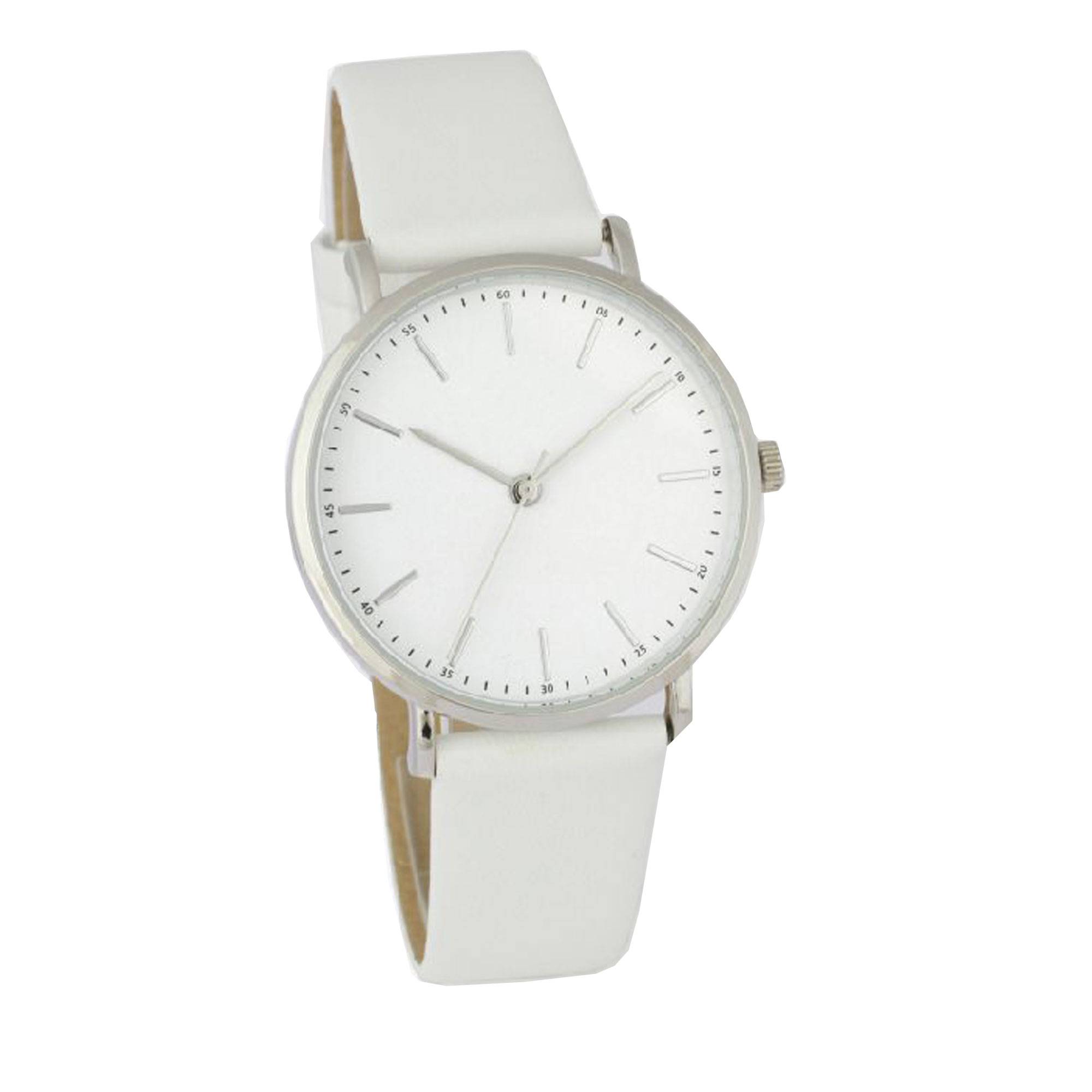 Damenarmbanduhr mit Lederarmband japanisches Quarzuhrwerk