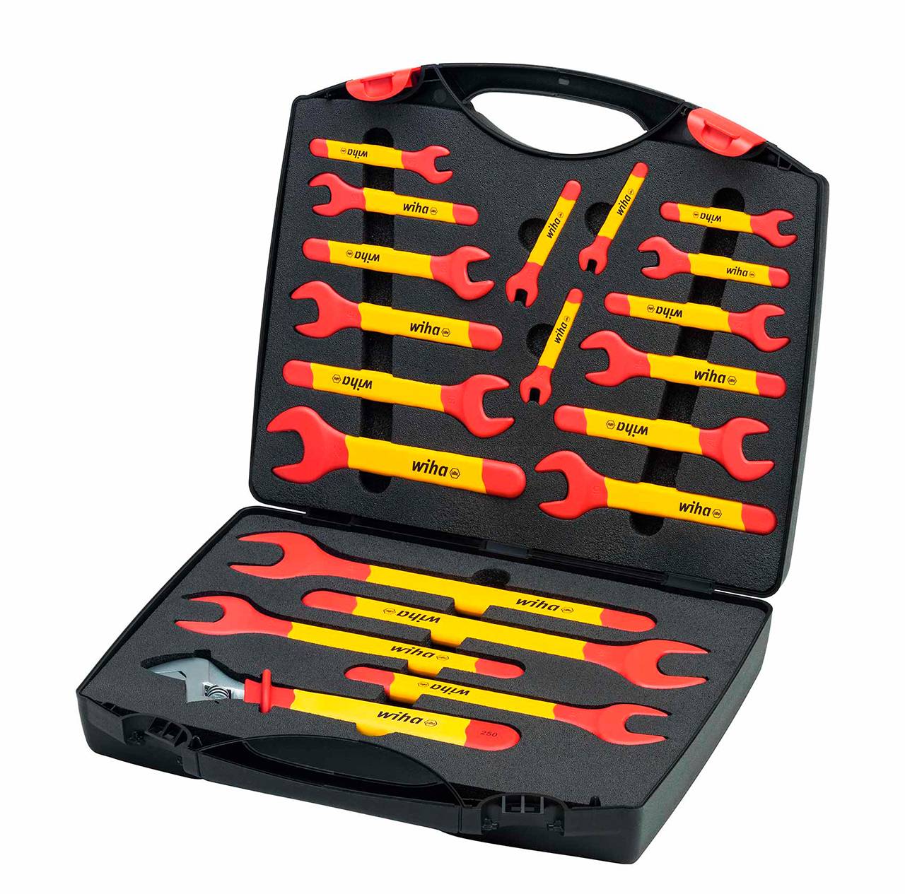 Einmaul-Gabelschlüssel Set isoliert 6-32 mm 20-tlg. in Koffer (43022)