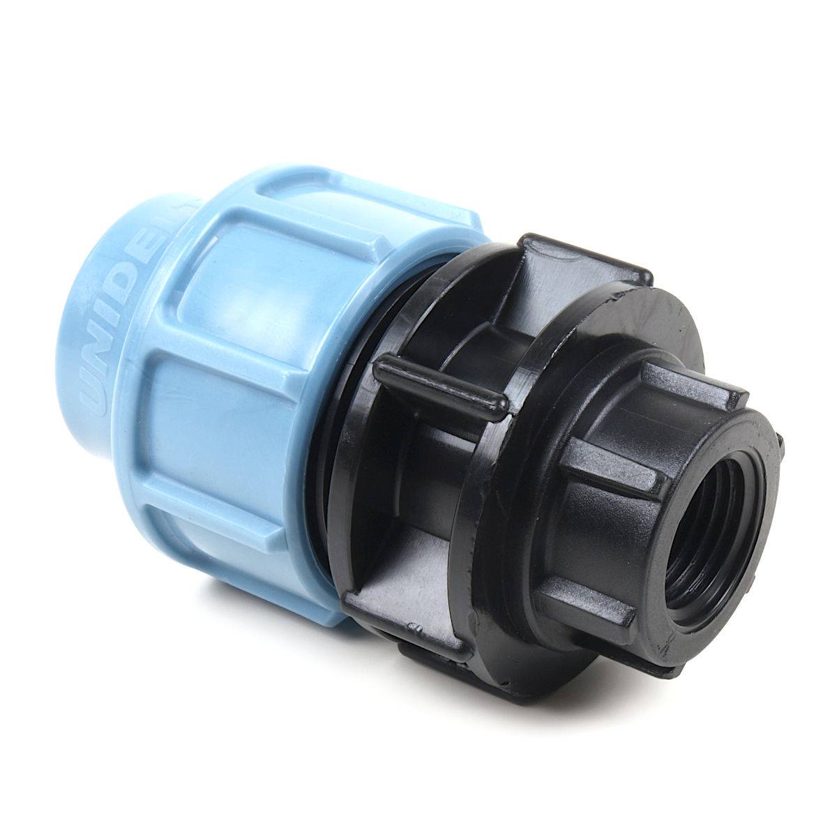 PE-Kupplung 1x Klemmmuffe 63 mm, 1x Innengewinde 2" (59,61mm)