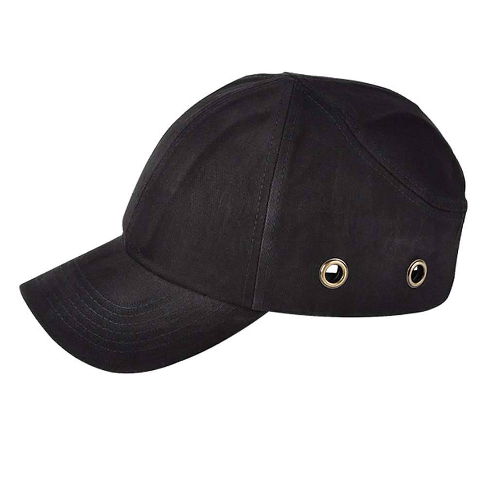 Anstosskappe "RUNNER" - 100% Baumwolle - EN 812 - Farbe schwarz - 54-59 cm einstellbar