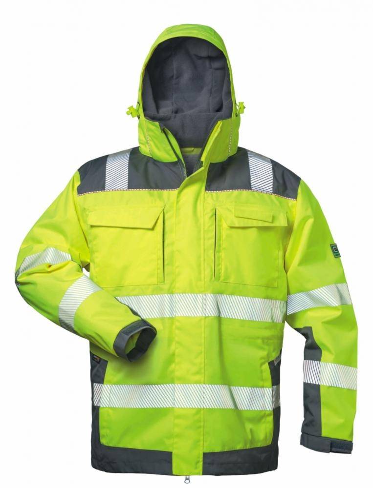 RUFUS 2in1 Warnschutzjacke Gelb/Grau ELYSEE® EN ISO 20471/3, Gr.XXL