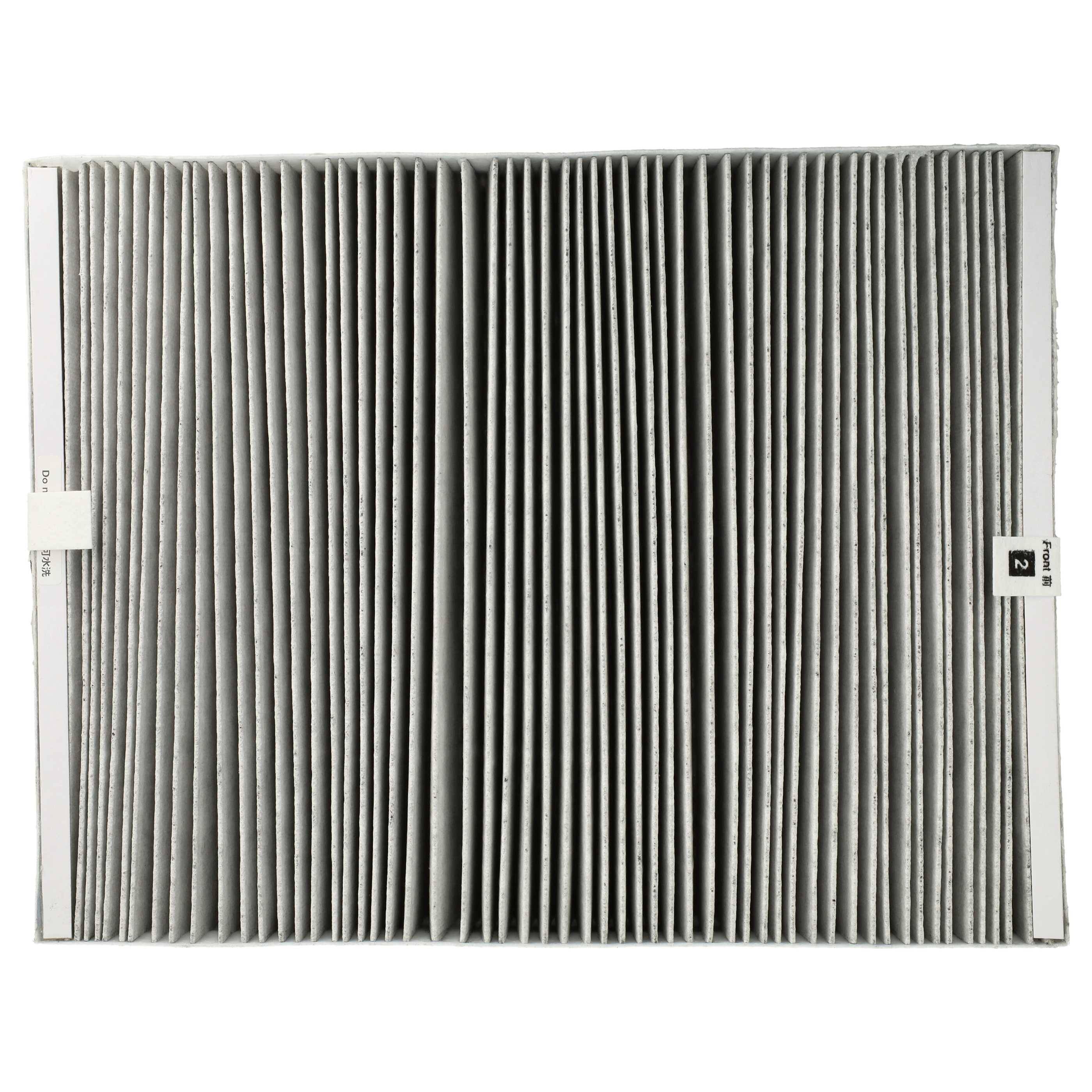 vhbw 2-in-1 Kombifilter kompatibel mit Philips AC4072/11 Luftreiniger - Ersatz für Philips AC4147/10 - (HEPA-Filter + Aktivkohlefilter) Filter