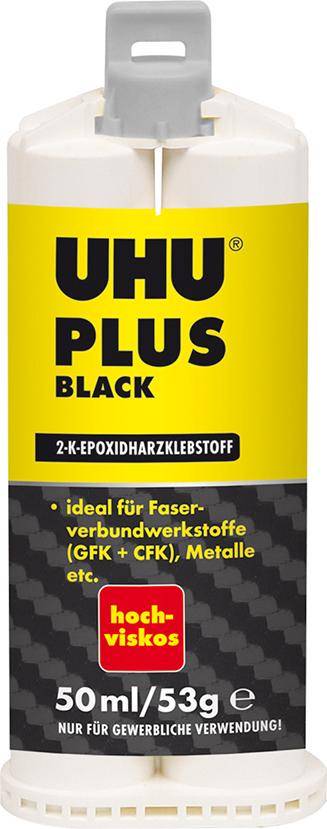 UHU PLUS BLACK DK Kartusche 50ml