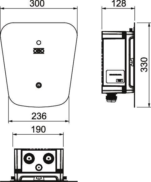 OBO Bettermann Wallbox WB AC BL KS