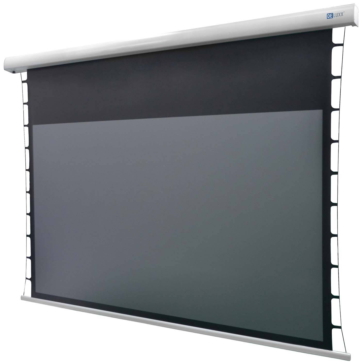DELUXX Cinema Motorleinwand Tension 265 x 149cm, 120" - DARKVISION