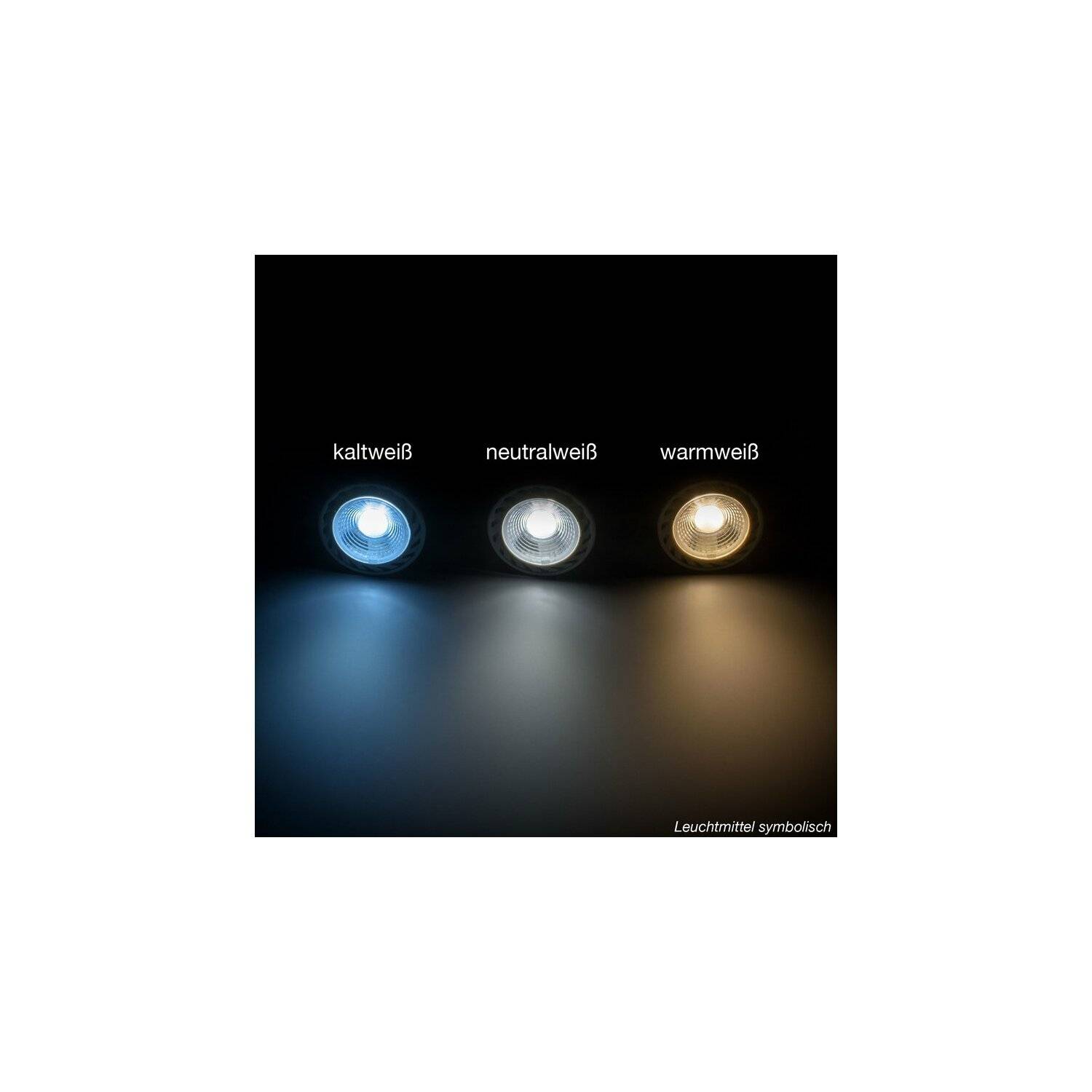 LED 10W COB Einbaustrahler 45° Grad Schwenkbar Ø120mm Rund Kaltweiß Spot Einbauleuchte 800 Lumen Deckenleuchte Weiß