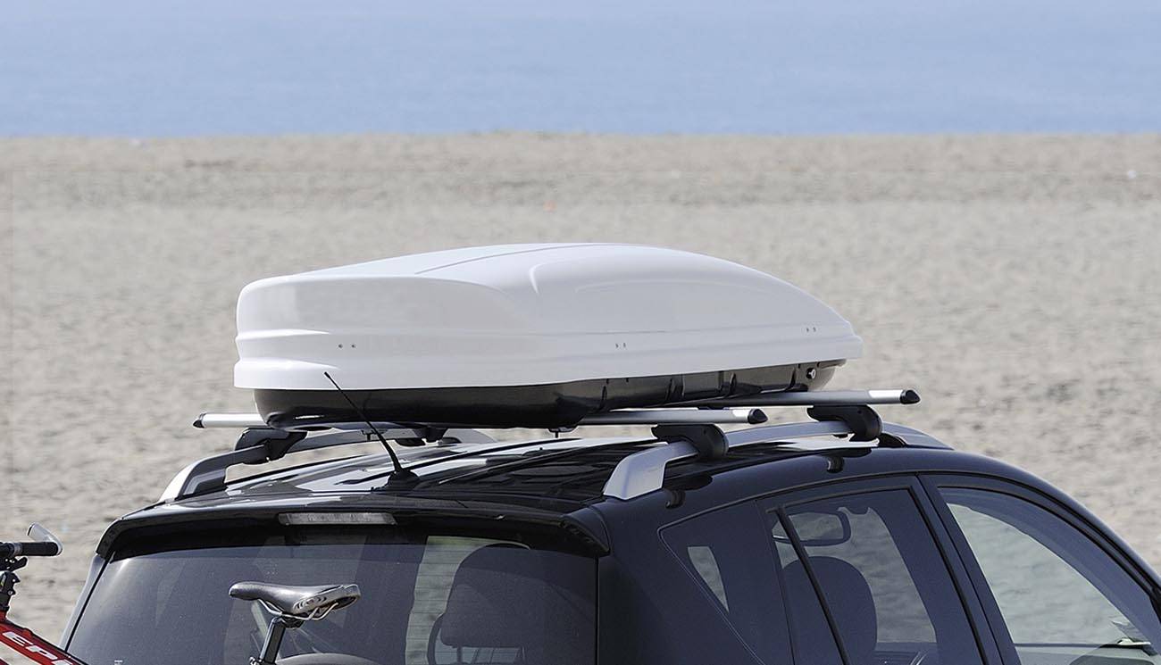 Dachbox VDP-MAA460 white Dachkoffer Autokoffer weiss abschließbar 460Ltr